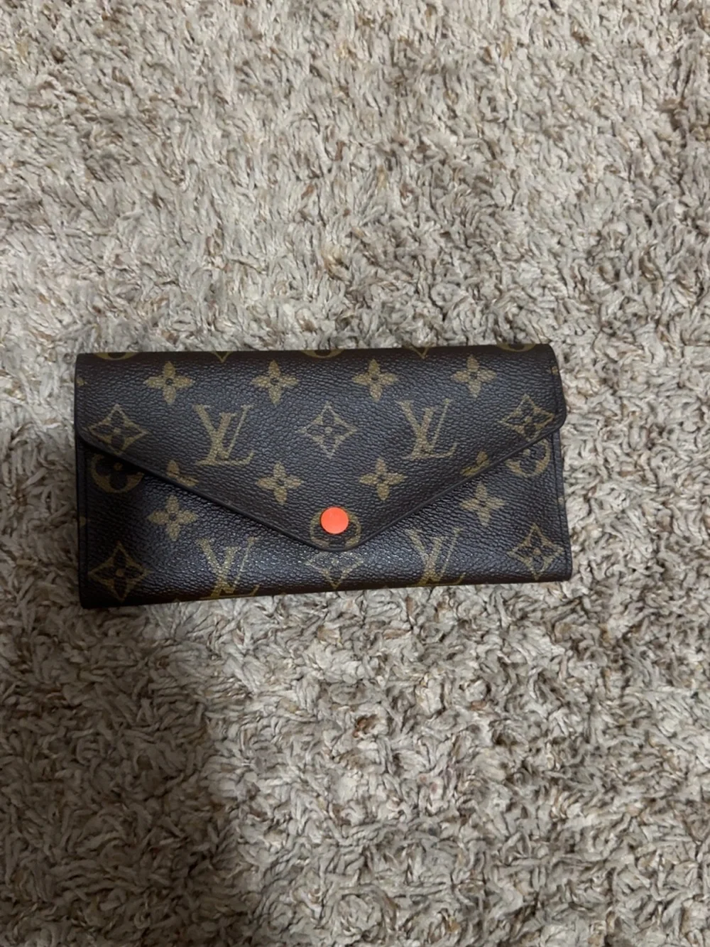 VINTAGE LIKE NEW Josephine Louis Vuitton Monogram Canvas Brown Wallet
